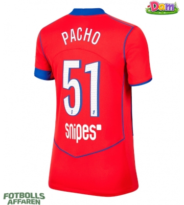Paris Saint-Germain Willian Pacho #51 Tredje Tröja Kvinnor 2025-26 Kortärmad